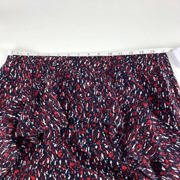 NWT Joie 100% Silk Ruffling High-low Skirt| Ruffle Hem Midi | Lightweight & Flow - Picture 8 of 8